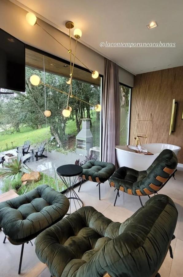 La Contemporanea Cabanas Prox A Cidade Vista Para Ponto Turistico Urubici Ngoại thất bức ảnh